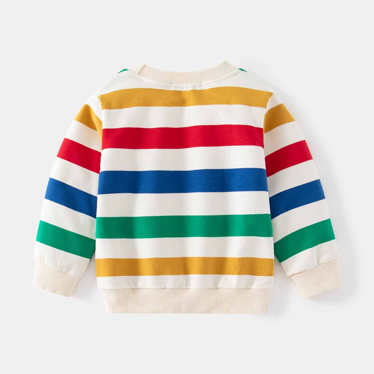 Colorful Striped Long-sleeved Sweater