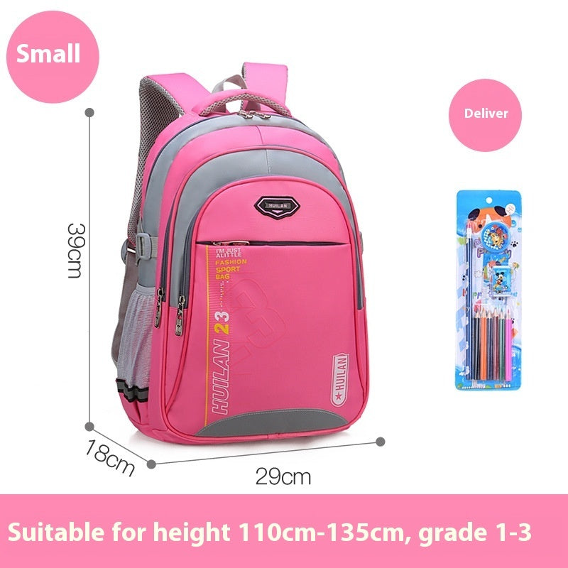 Primary School Student Schoolbag Male Grade 1-3-6 Schoolbag