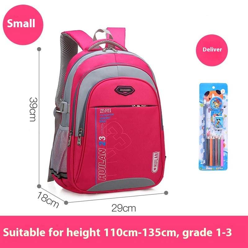 Primary School Student Schoolbag Male Grade 1-3-6 Schoolbag