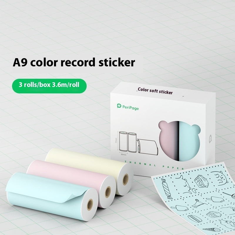 Mini Bliuetooth Wireless Thermal Printer Paper Sticker Label Printer