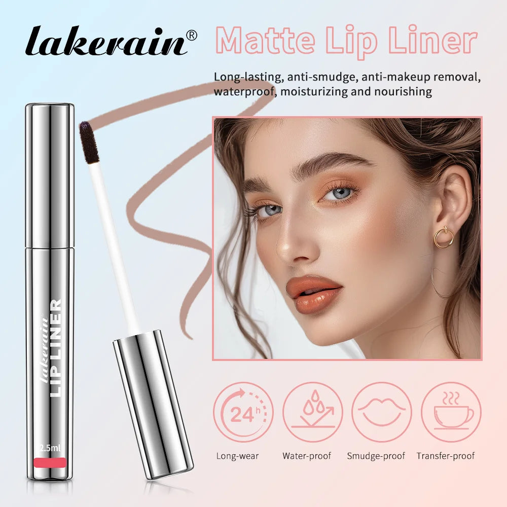 4PCS Highly Pigmented Lip Liner Tattoo Matte Peel Off Enhance Lips Lip Liner Lasting Lip Stain Waterproof Transfer-proof Lipstic