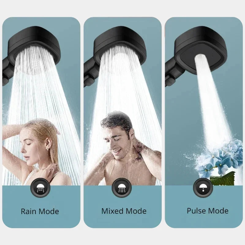 Xiaomi High Pressure Shower Head Water Saving 3-Modes Shower Heads Adjustable Water Massage Sprayer Home Bathroom Accessories