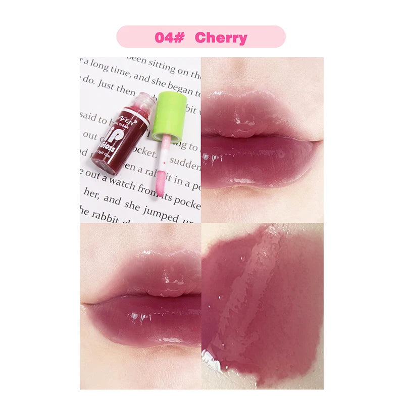 6-Pack Set Mirror Lip Gloss Moisturizing Lasting Pudding Lip Gloss Hydrating Waterproof Glossy Lip Gloss Makeup Lip Cosmetics