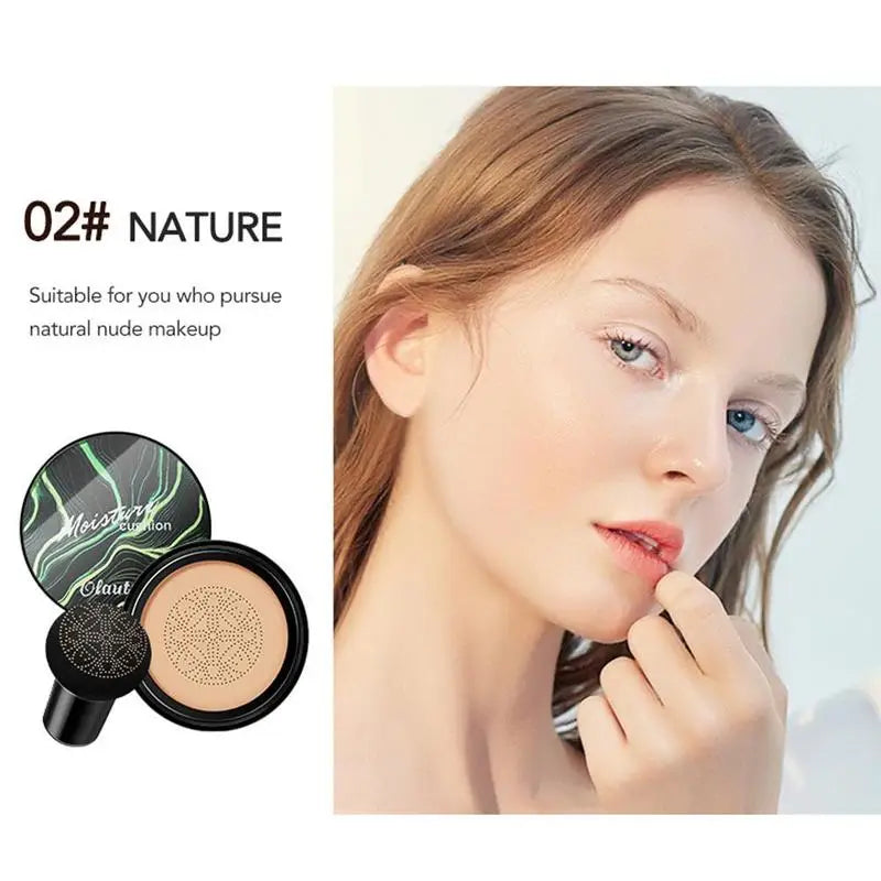 BB CC Cream  Face Foundation Concealer Cushion Mushroom Base Waterproof Brighten Makeup Brightening Tone Cosmetics Make up