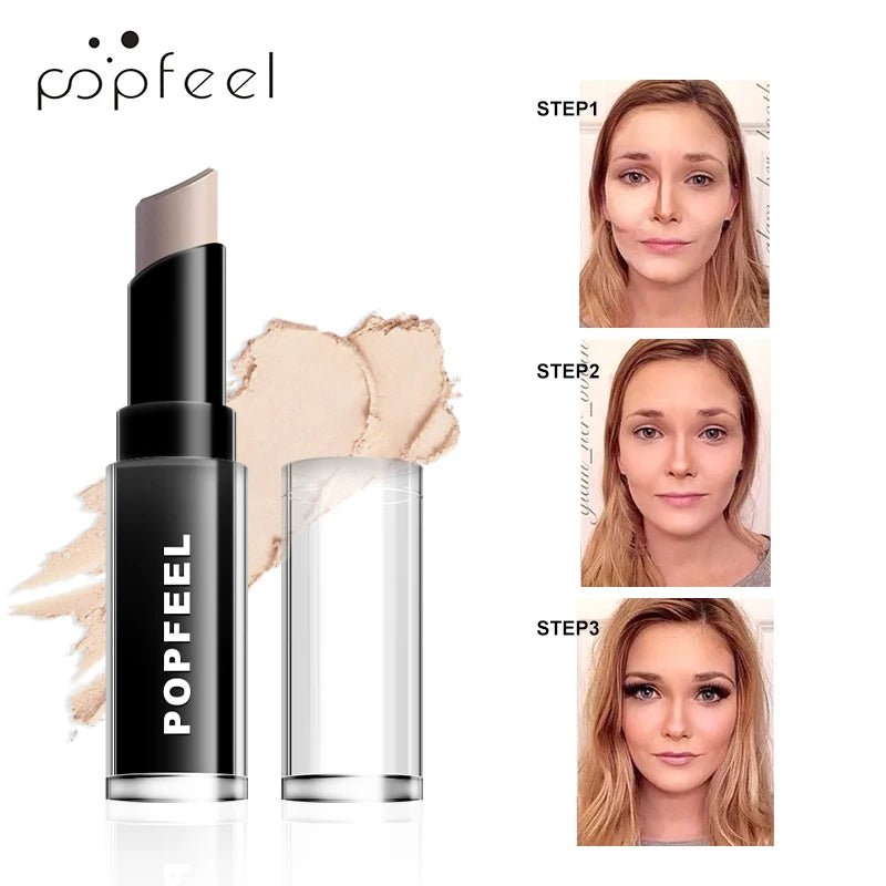 POPFEEL Complete Makeup Set - 24pcs -Warm Brown Tone Lip, Eye & Face Makeup, in Long-lasting Paste Form, Gift for Women & Girls