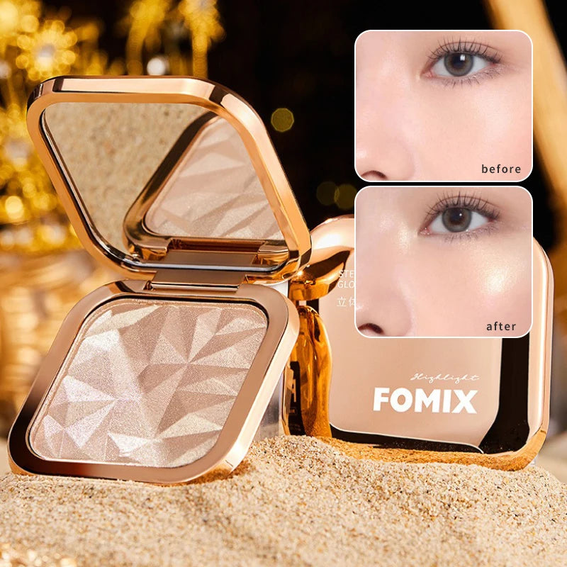 Stereo Star Diamond high Light Powder Pearlescent nose Shadow contouring and brightening one disc