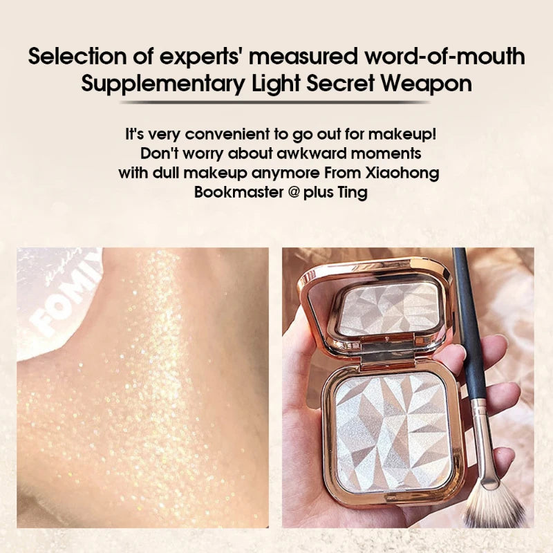 Stereo Star Diamond high Light Powder Pearlescent nose Shadow contouring and brightening one disc