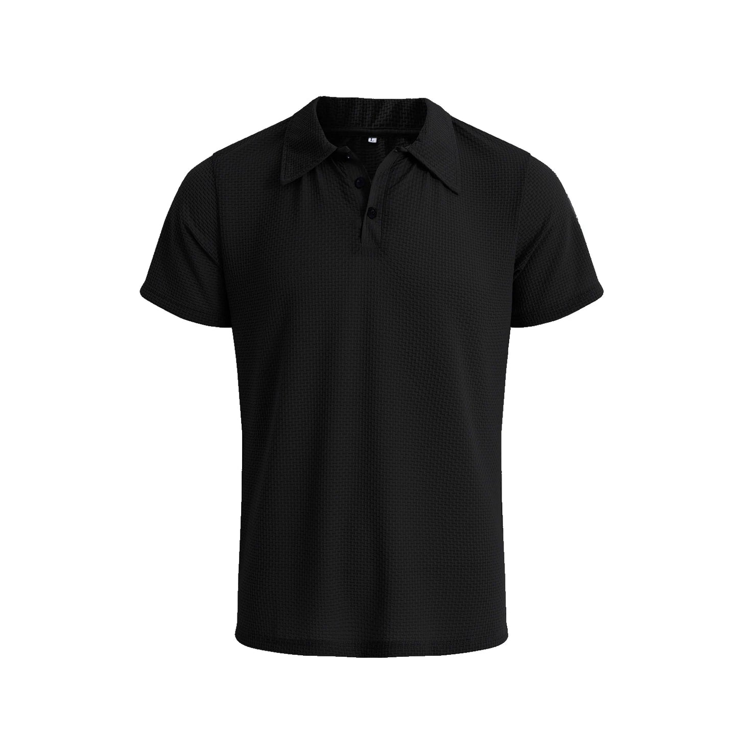 2024 Summer New Men's Short Sleeve T-shirt Cool and Breathable Polo Shirt Business Casual Sweat-absorbing Tops