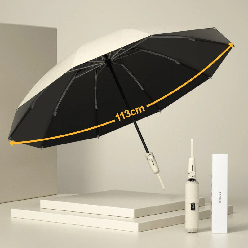 Xiaomi 12 Bone Extra Large Reinforced Wind-resistant Rain-resistant Dual-purpose UV-resistant Fully Automatic  Umbrella