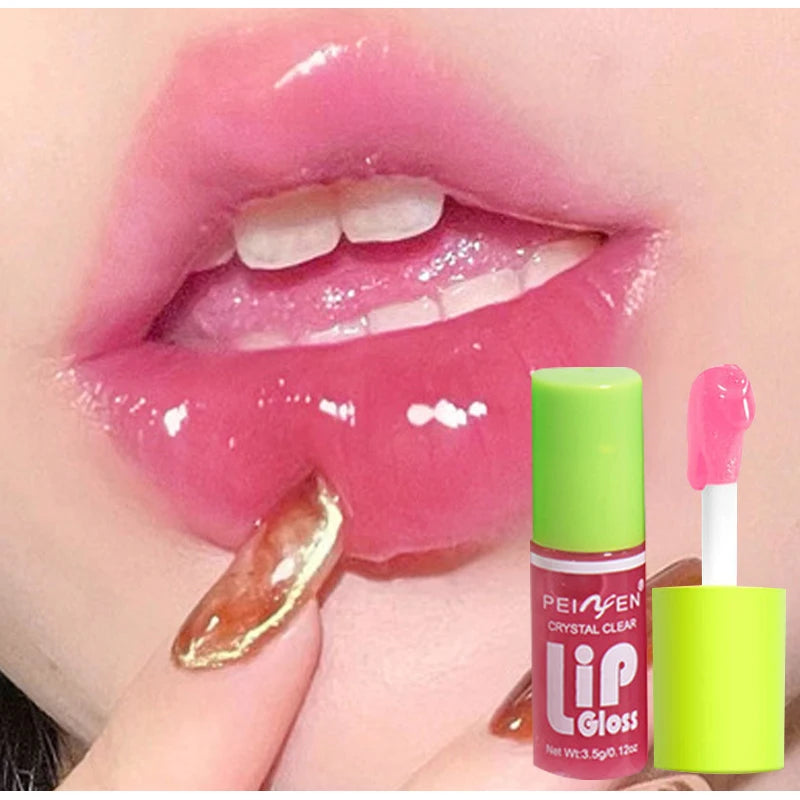 6-Pack Set Mirror Lip Gloss Moisturizing Lasting Pudding Lip Gloss Hydrating Waterproof Glossy Lip Gloss Makeup Lip Cosmetics