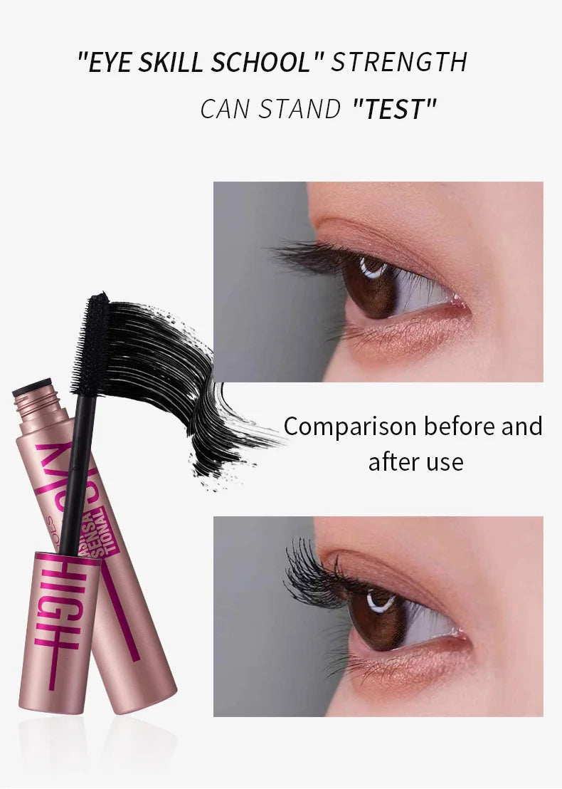 4D Mascara Lengthening Waterproof Thick Curling Lasting Eyelash Extension Black Mascara Natural Eyelash Enhance Cosmetics Makeup