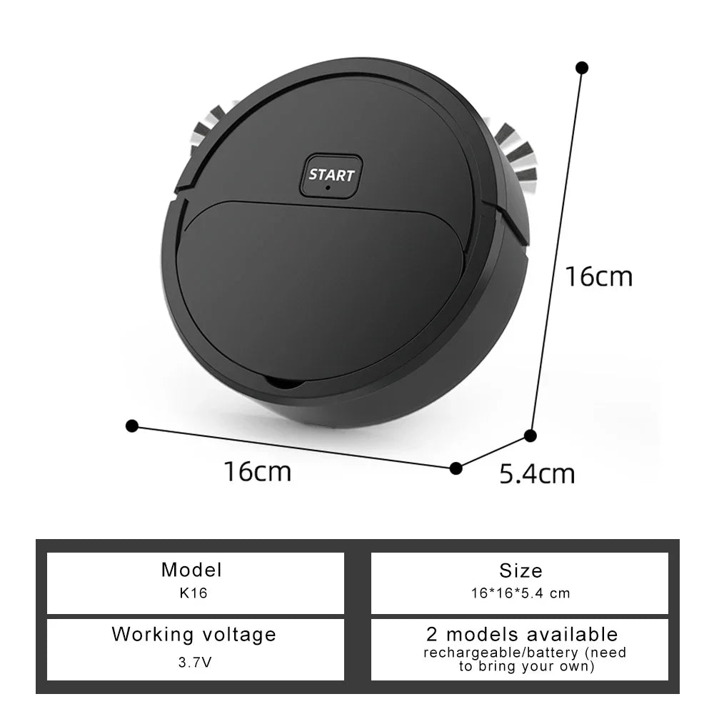 Xiaomi 5-in-1 Portable Home Automatic Floor Robot Mini Intelligent Vacuum Cleaner USB Rechargeable Wet and Dry Sweeping Machine