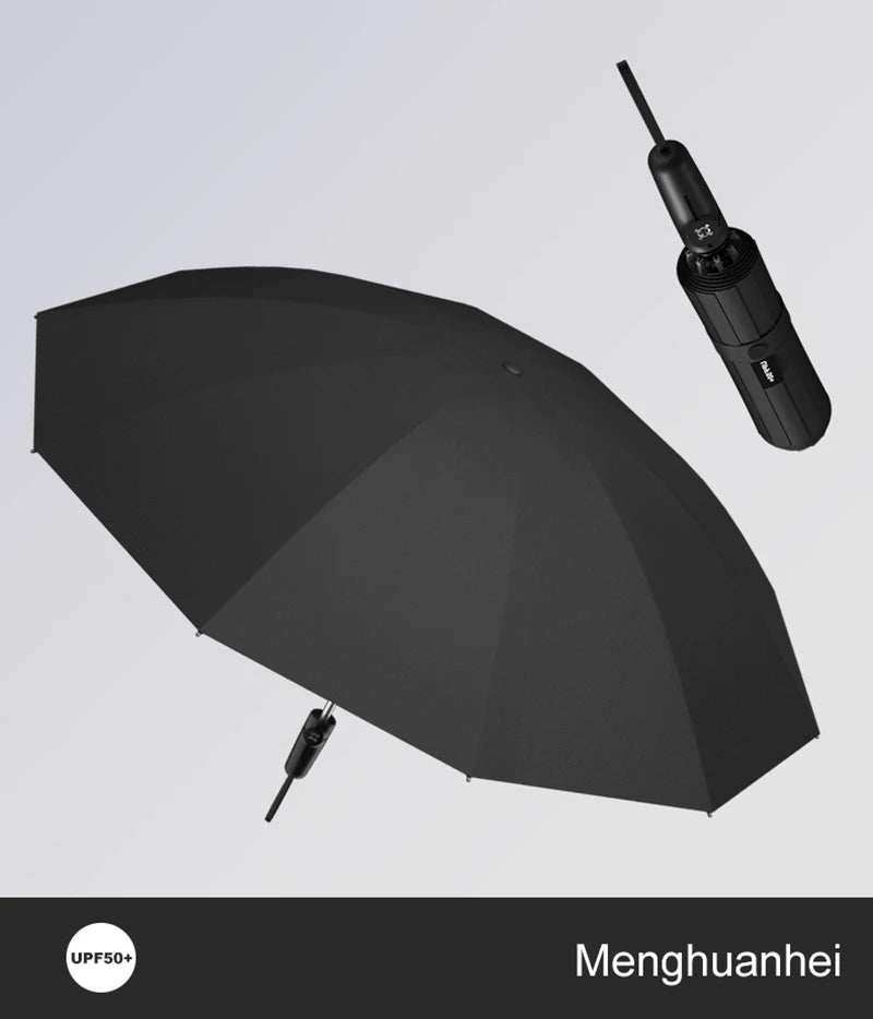 Xiaomi 12 Bone Extra Large Reinforced Wind-resistant Rain-resistant Dual-purpose UV-resistant Fully Automatic  Umbrella