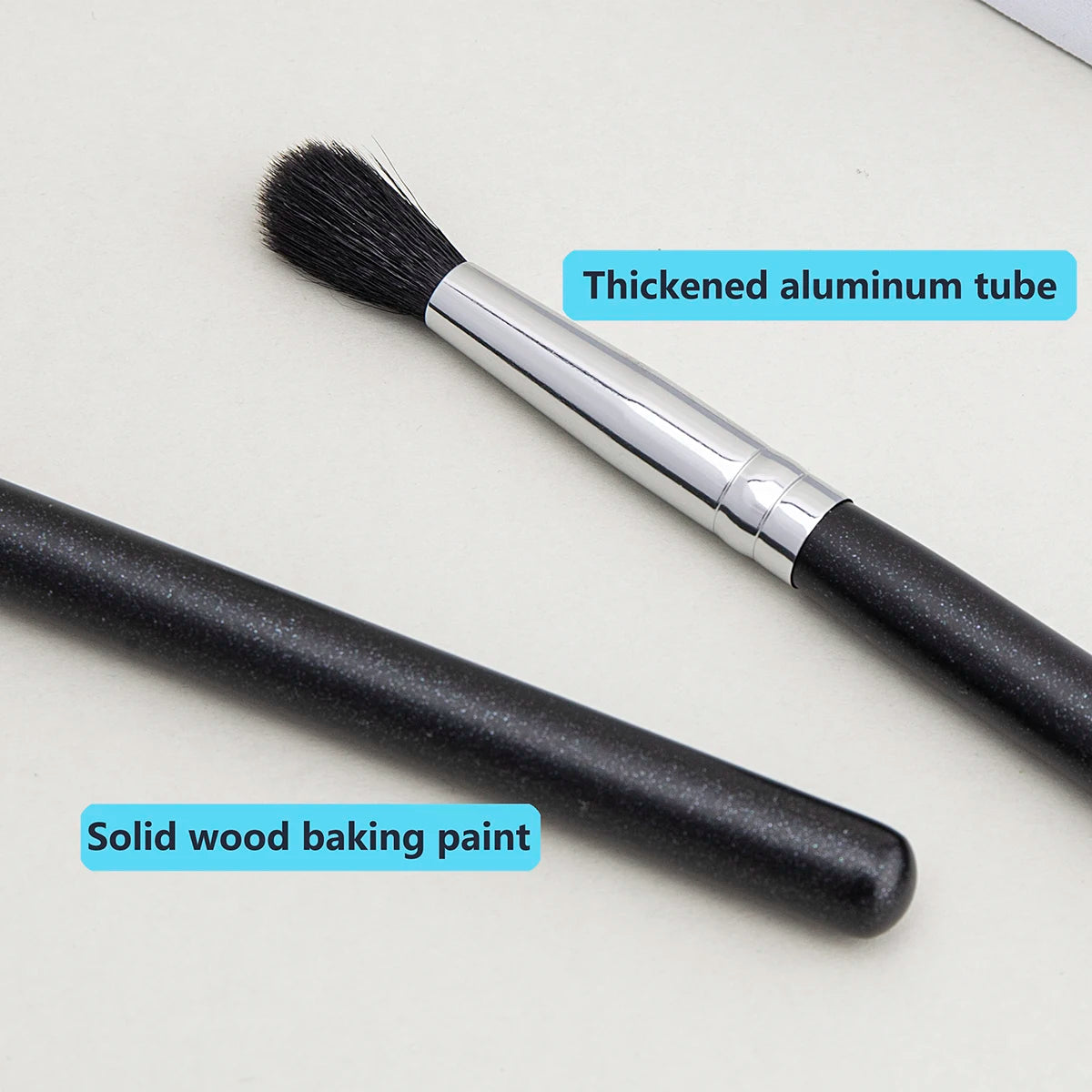 Makeup Eyeshadow Brushes Flat Eye Shadow Shader crease Blending Brushes Goat Hair Eye Shadow Liquid Cream Powder Make Up Tool