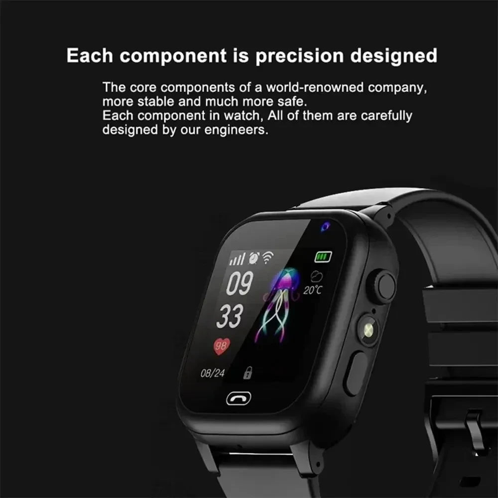 Xiaomi 4G Kids Smartwatch SOS Wifi GPS Location Video Call Analogue Card Smartwatch Camera Waterproof  School Electronic Watch