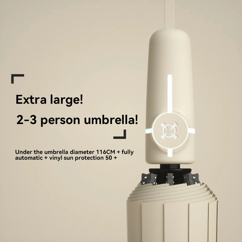 Xiaomi 12 Bone Extra Large Reinforced Wind-resistant Rain-resistant Dual-purpose UV-resistant Fully Automatic  Umbrella