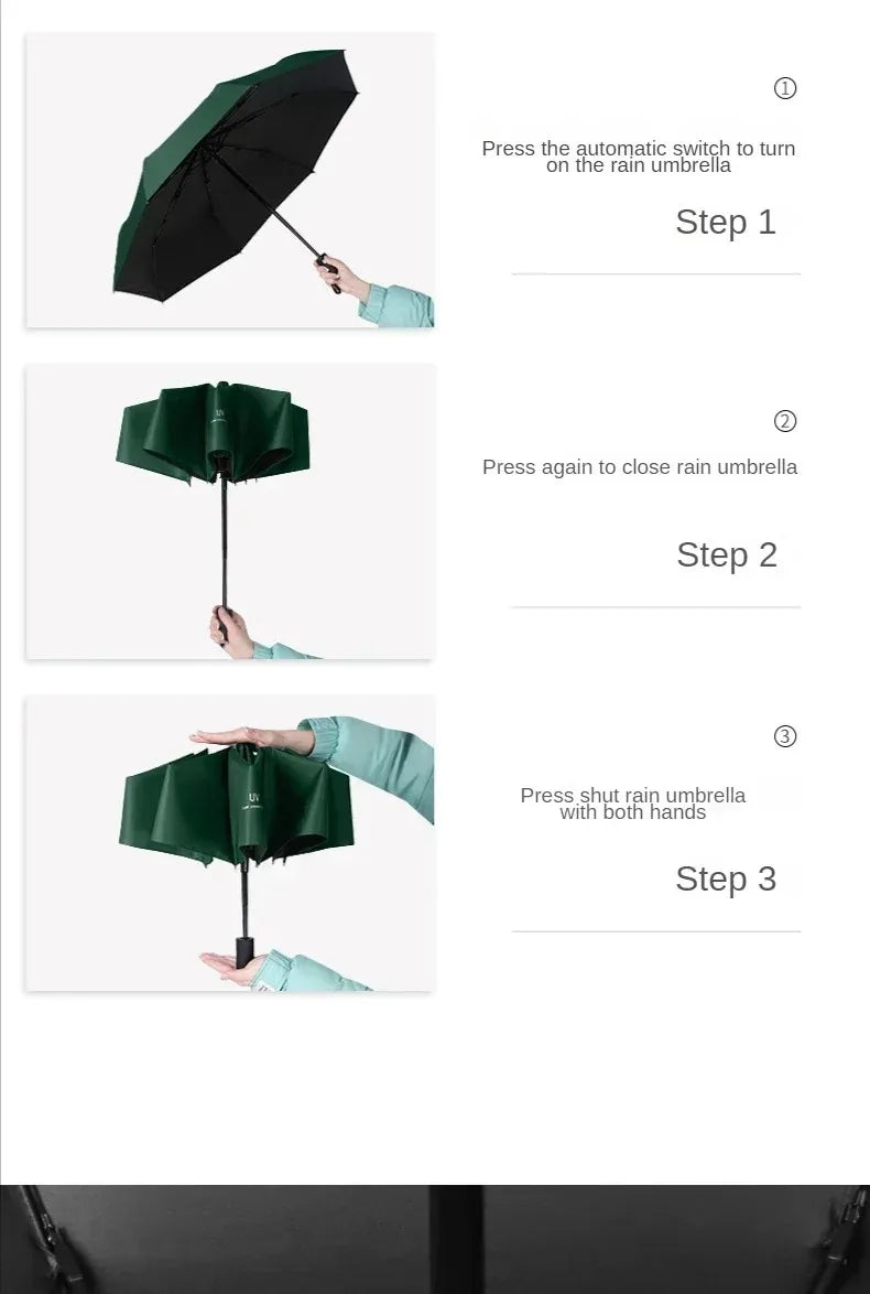 Xiaomi Mini Automatic Folding Umbrella Anti UV Rain Sun Umbrella Fashion Portable Windproof Light Women Men Parasol Umbrella New