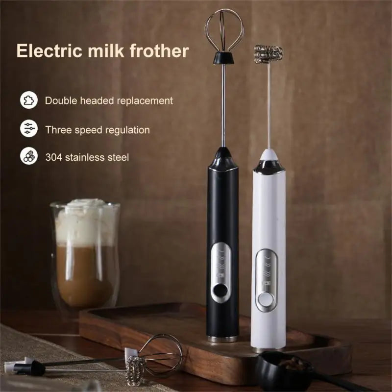 Wireless Electric Milk Frother Whisk Egg Beater USB Rechargeable Handheld Coffee Blender Milk Shaker Mixer Foamer Food Blender