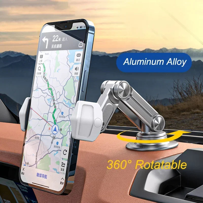 Mobile Support for The Car Phone Holder Cell Phone Stand Alloy Aluminum Accessories for Xiaomi iPhone Pro Max Samsung Huawei