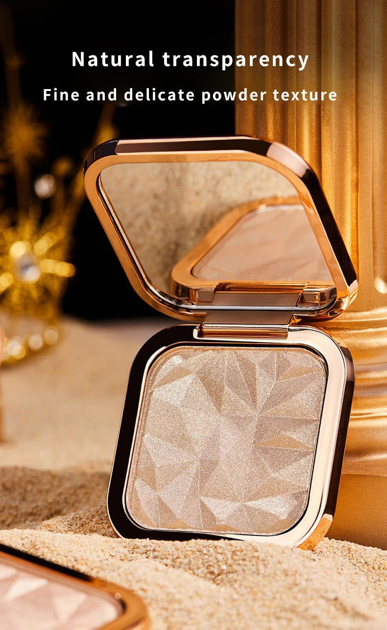 Stereo Star Diamond high Light Powder Pearlescent nose Shadow contouring and brightening one disc