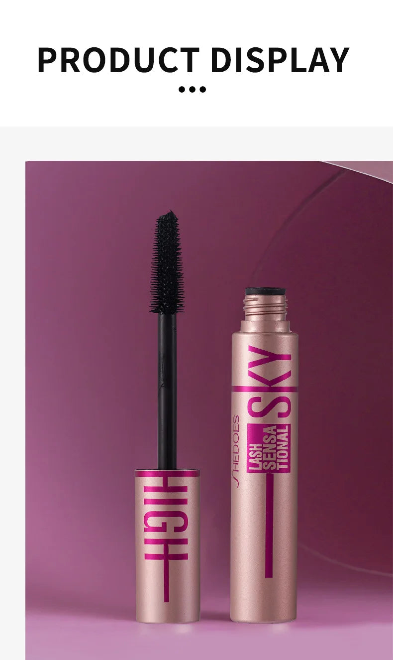 4D Mascara Lengthening Waterproof Thick Curling Lasting Eyelash Extension Black Mascara Natural Eyelash Enhance Cosmetics Makeup