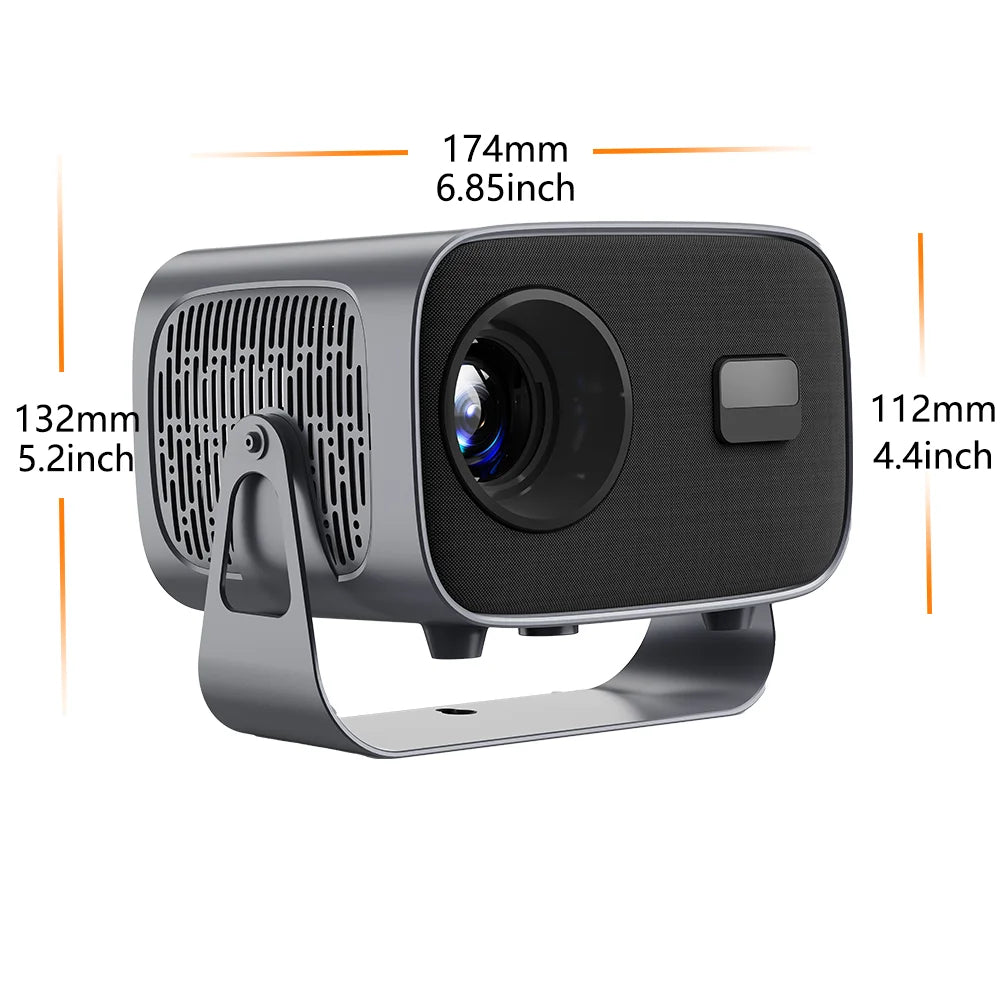 HY310 4K Android 11 Projector Native 1080*720P 390ANSI 2.4G&5G Dual BT5.0 Cinema portable Home Projector