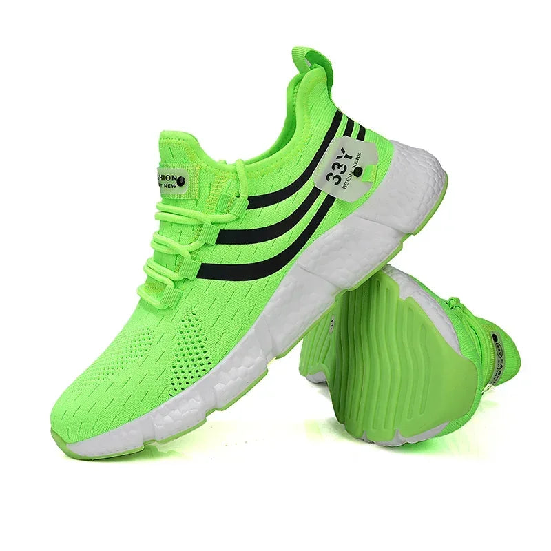 Men Shoes Breathable Classic Running Sneakers for Man Outdoor Light Comfortable Mesh Shoes Slip on Walking Tenis Shoes for Men