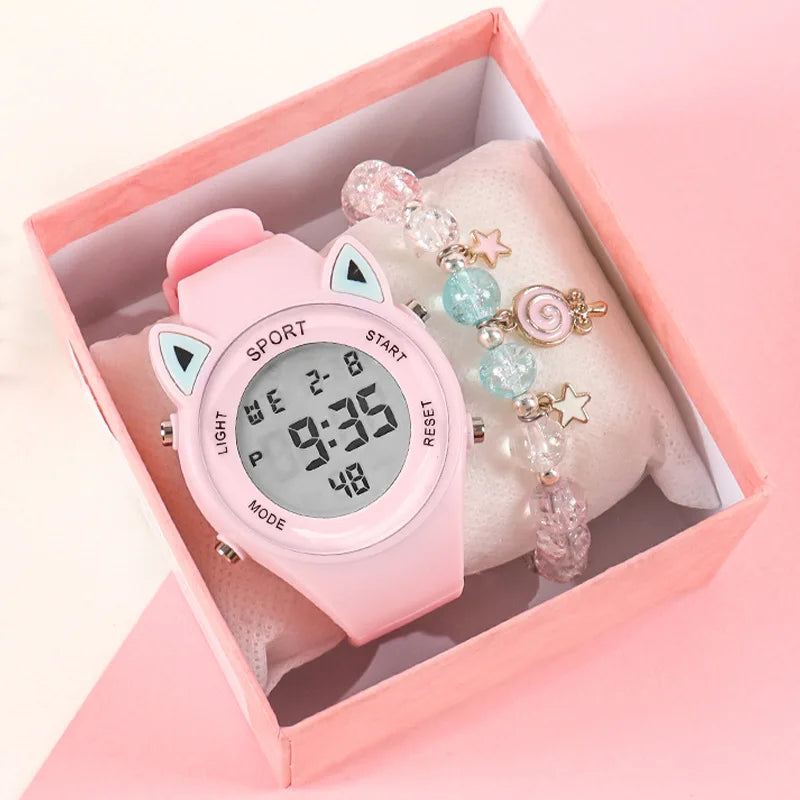 Children's Student Watches Simple And Fashionable Electronic Watches For Male And Female Middle School Students