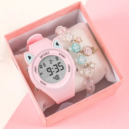 Children's Student Watches Simple And Fashionable Electronic Watches For Male And Female Middle School Students