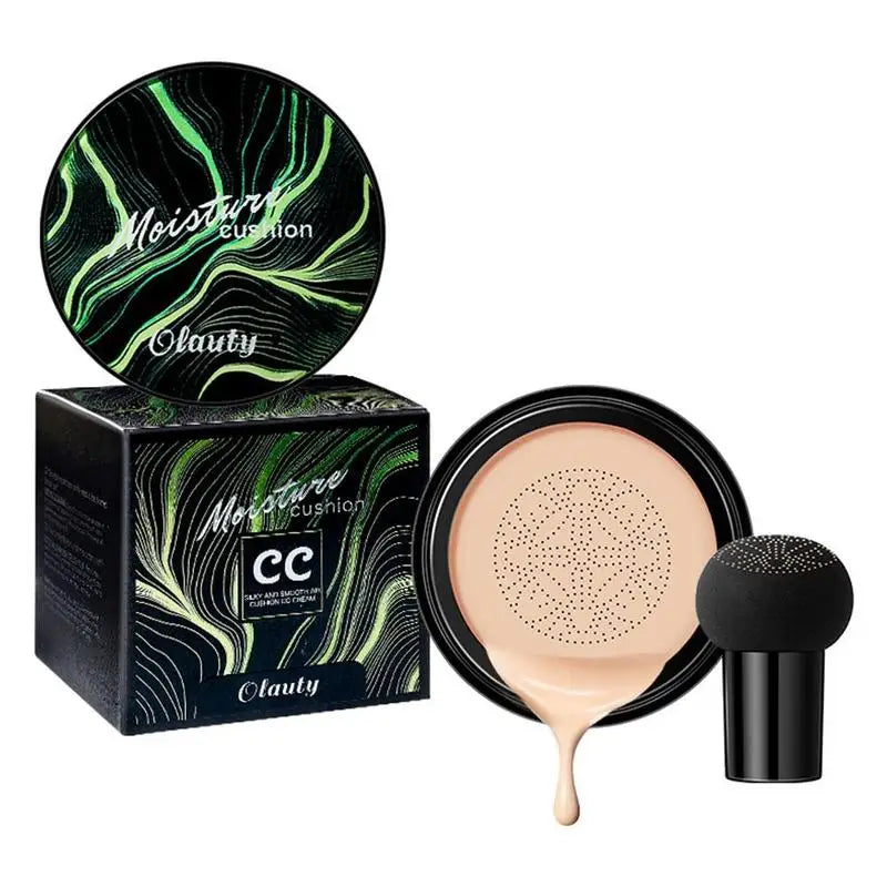 BB CC Cream  Face Foundation Concealer Cushion Mushroom Base Waterproof Brighten Makeup Brightening Tone Cosmetics Make up