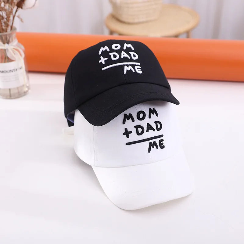 Letter Embroidery Baby Baseball Cap Solid Color Adjustable Toddler Boys Girls Snapback Hat Casual Kids Cotton Duck Tongue Caps