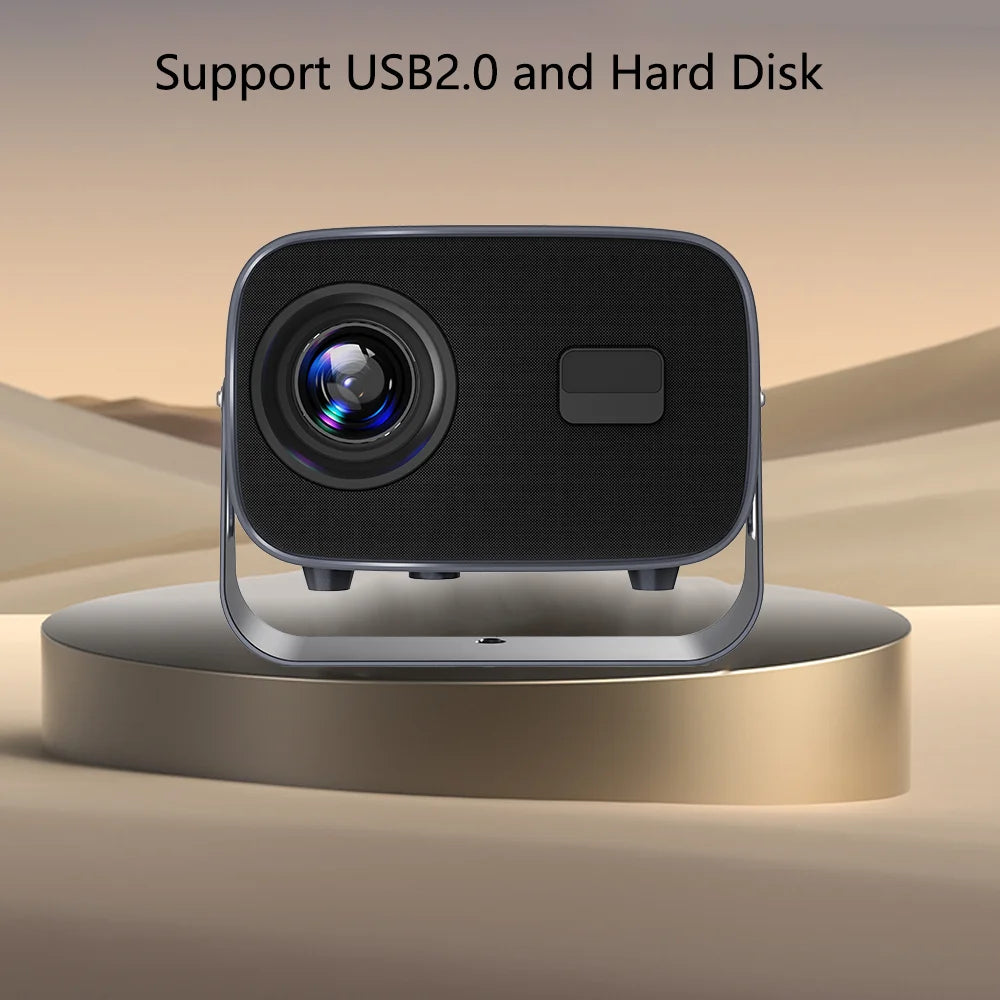 HY310 4K Android 11 Projector Native 1080*720P 390ANSI 2.4G&5G Dual BT5.0 Cinema portable Home Projector