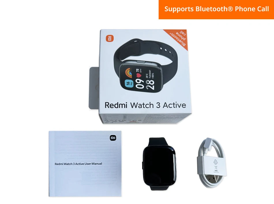 [World Premiere] Global Version Xiaomi Redmi Watch 3 Active Bluetooth Call 12 Days Battery 1.83'' LCD Display 5ATM Waterproof