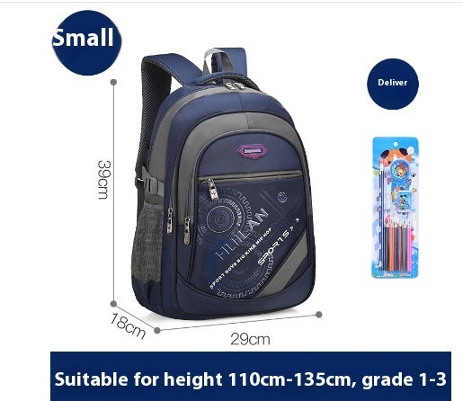 Primary School Student Schoolbag Male Grade 1-3-6 Schoolbag