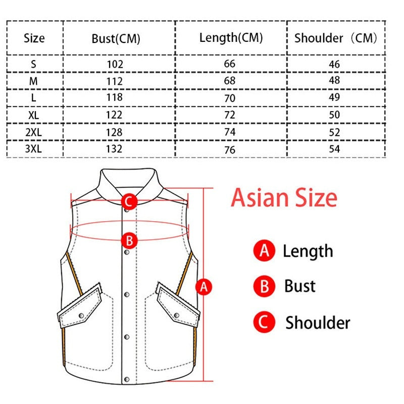 Vest Vest Button Motorcycle Motor Bike Casual Leather Waistcoat Plus Size