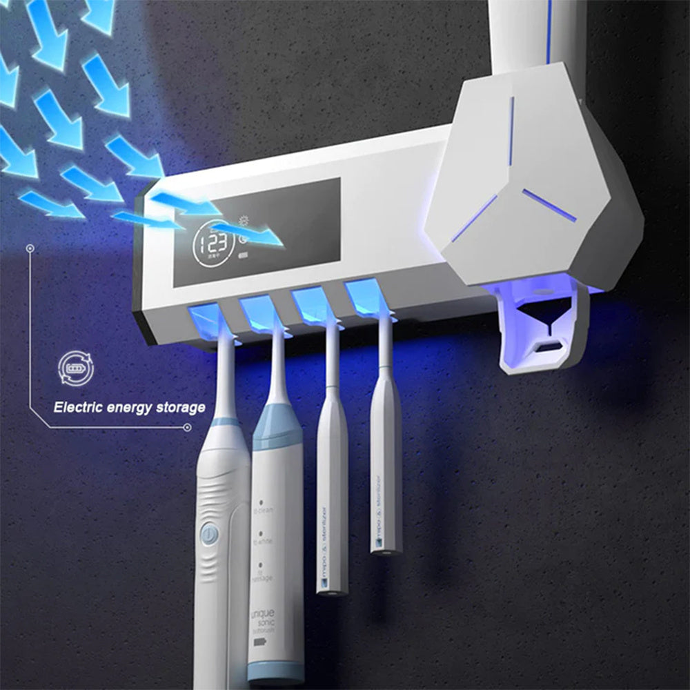 Toothbrush Sterilizer Adopts A Dual Mode Wall Mounted UVC Ultraviolet Active Circulating Sterilization System